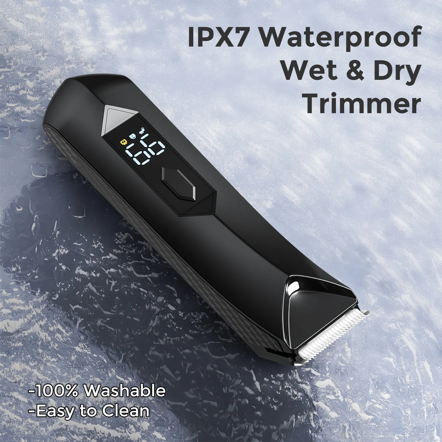 Sejoy T8S Electric Groin Hair Trimmer For Men Waterproof