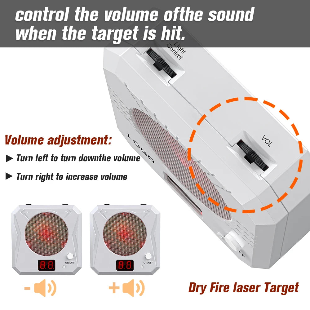 Hign-concerned Infrared Induction Laser Target Practice with Sound Effects