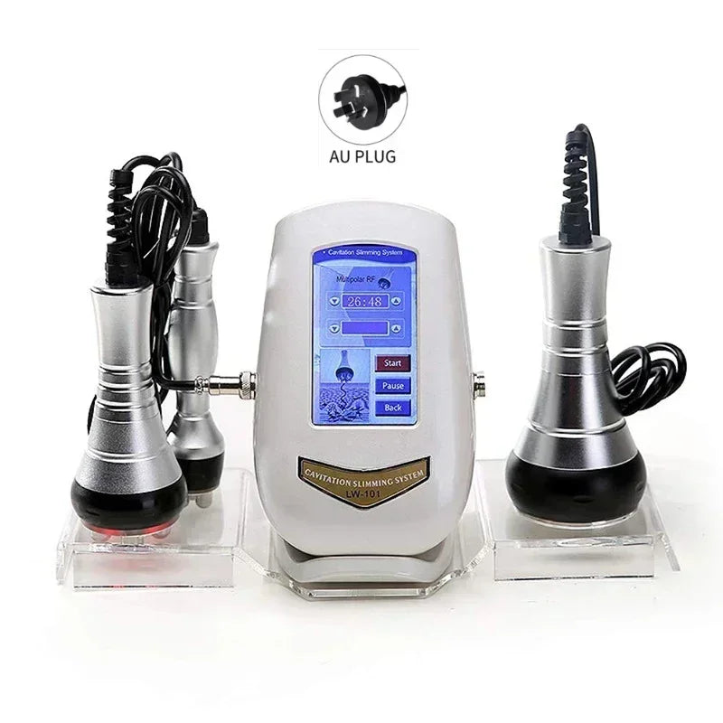 XHUODADA 3in1 Ultrasonic Cavitation Body Slimming Machine 40K