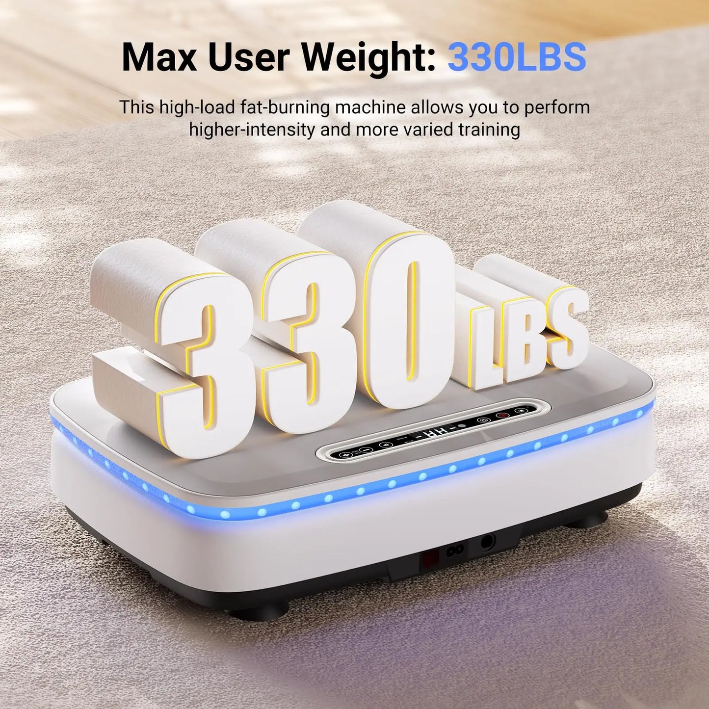 Merach Vibration Plate Exercise Machine For Whole-Body Toning Lymphatic Drainage