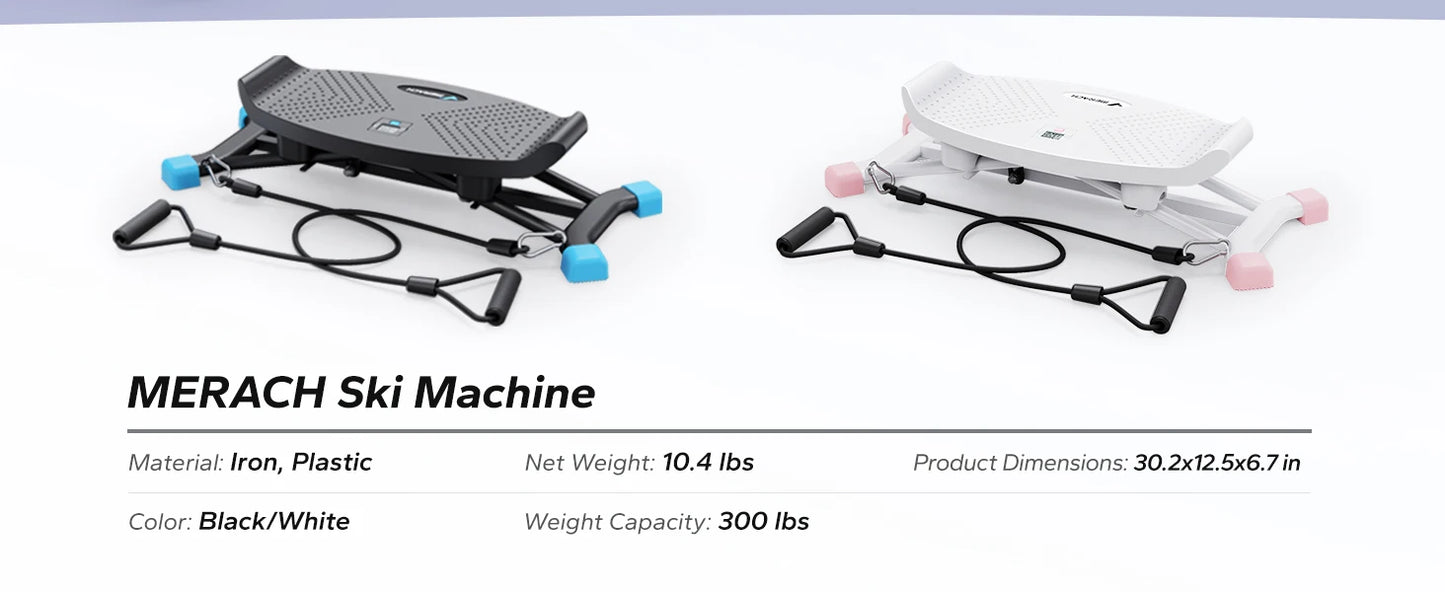MERACH Ski Machine Simulated Ski Training Full Body Cardio Fitness