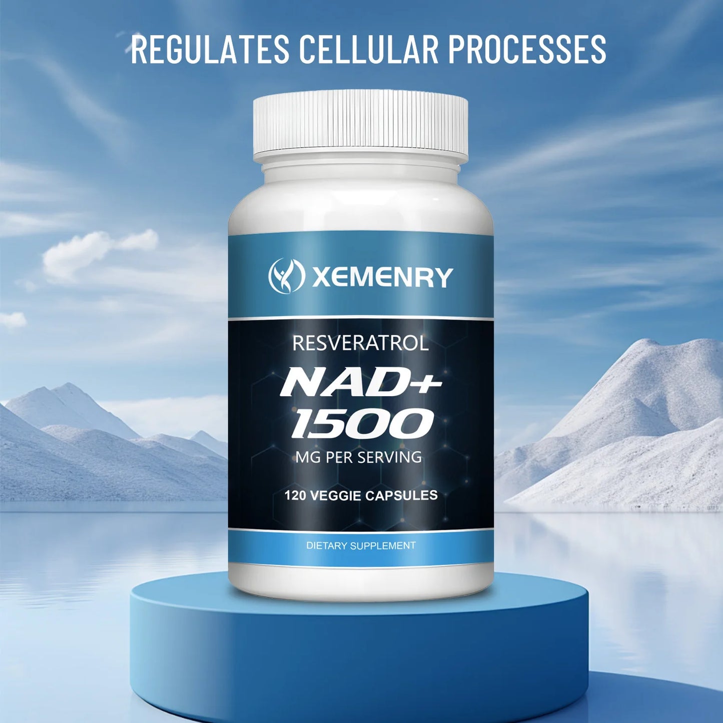 Airboy NAD Resveratrol Energy Immune Support for Cellular Health