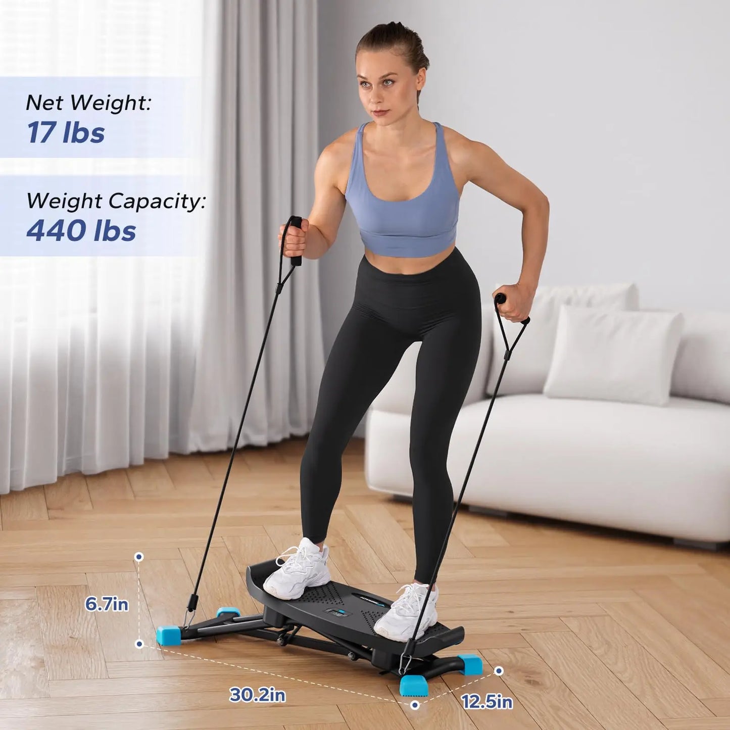 MERACH Ski Machine Simulated Ski Training Full Body Cardio Fitness