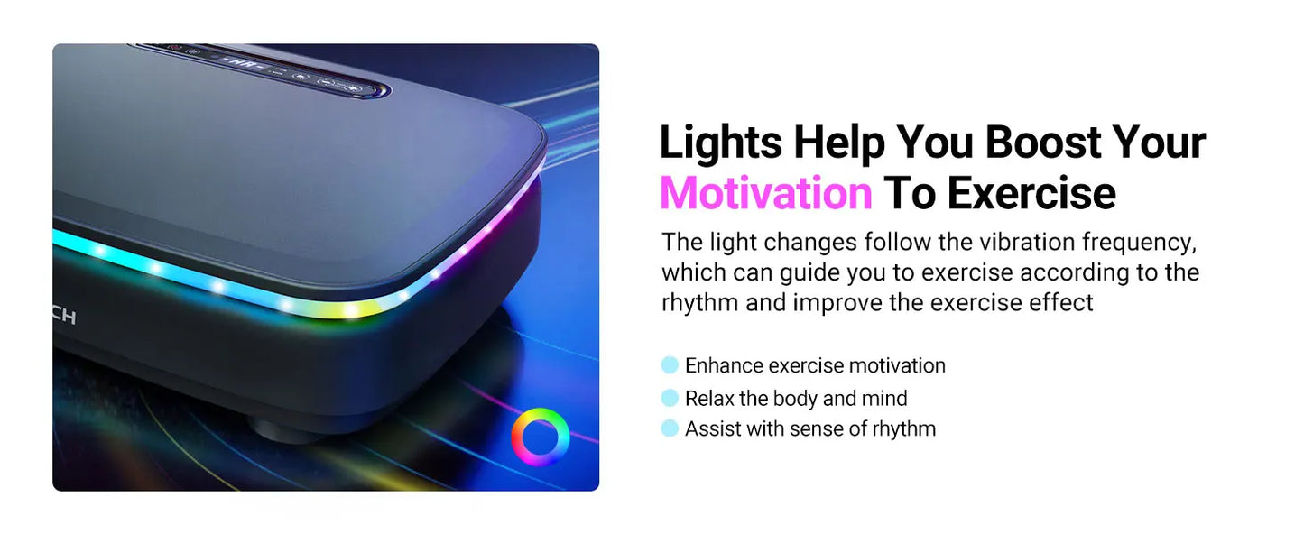 Merach Vibration Plate Exercise Machine For Whole-Body Toning Lymphatic Drainage