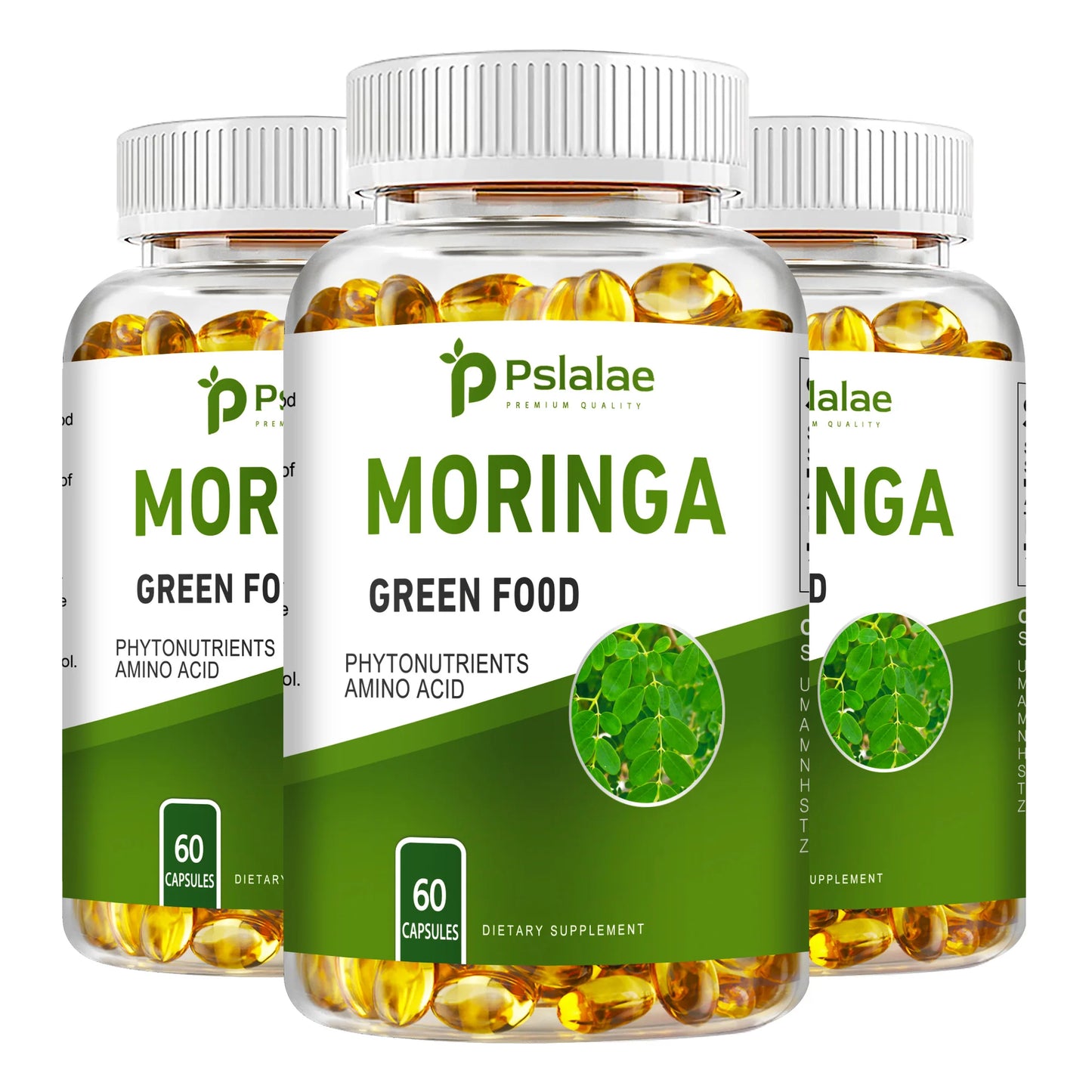 Pslalae Moringa Capsules For Digestion Immune And Brain Health