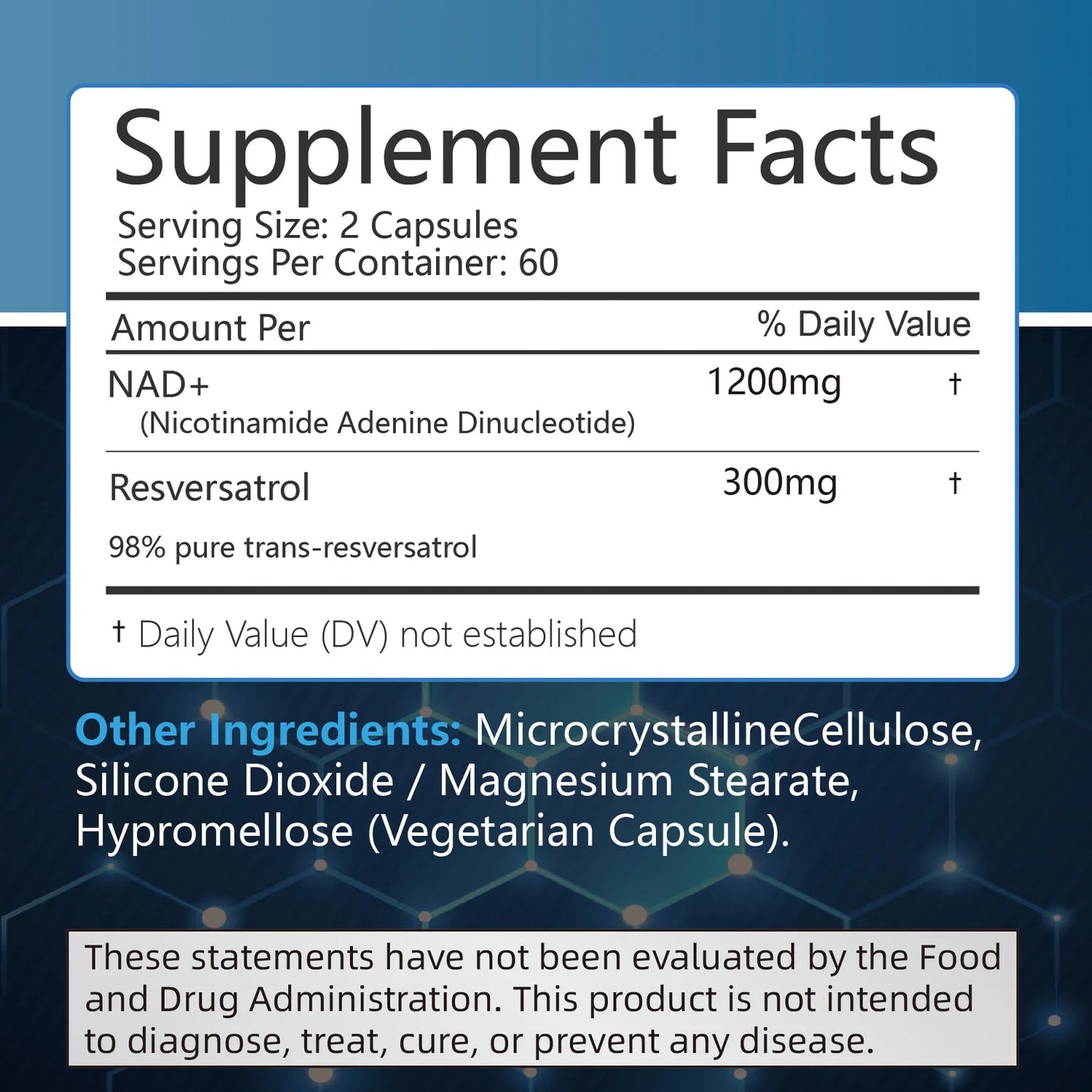 Airboy NAD Resveratrol Energy Immune Support for Cellular Health