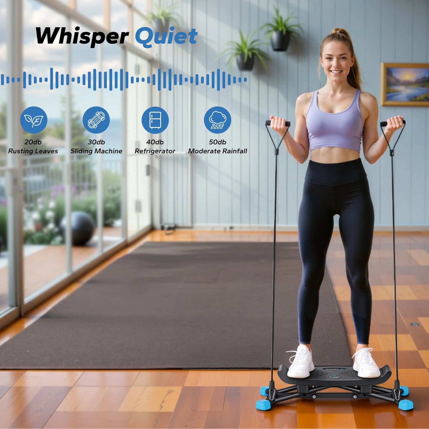 MERACH Ski Machine Simulated Ski Training Full Body Cardio Fitness