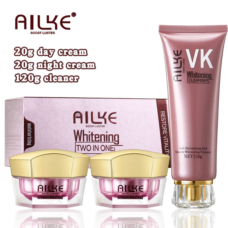 AILKE Whitening Face Cream With Sodium Hyaluronate For Wrinkles