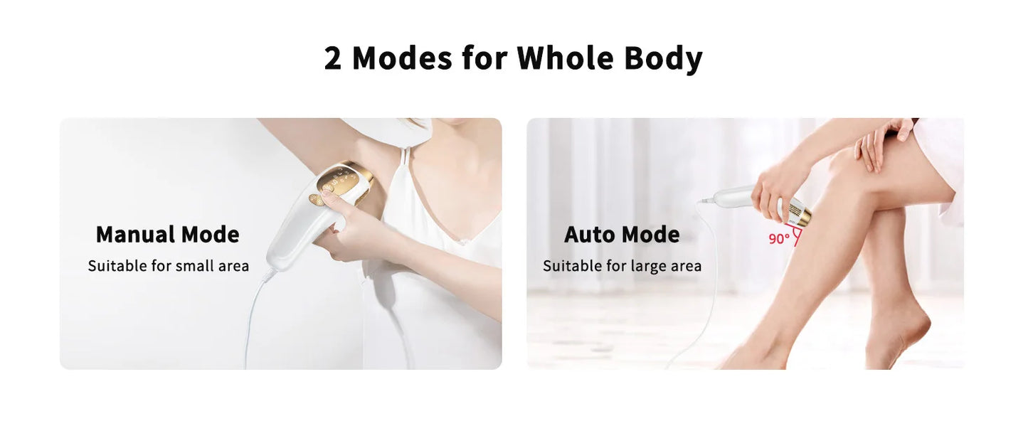 JOOYEE IPL Hair Removal Device With Auto Flash 9 Gear