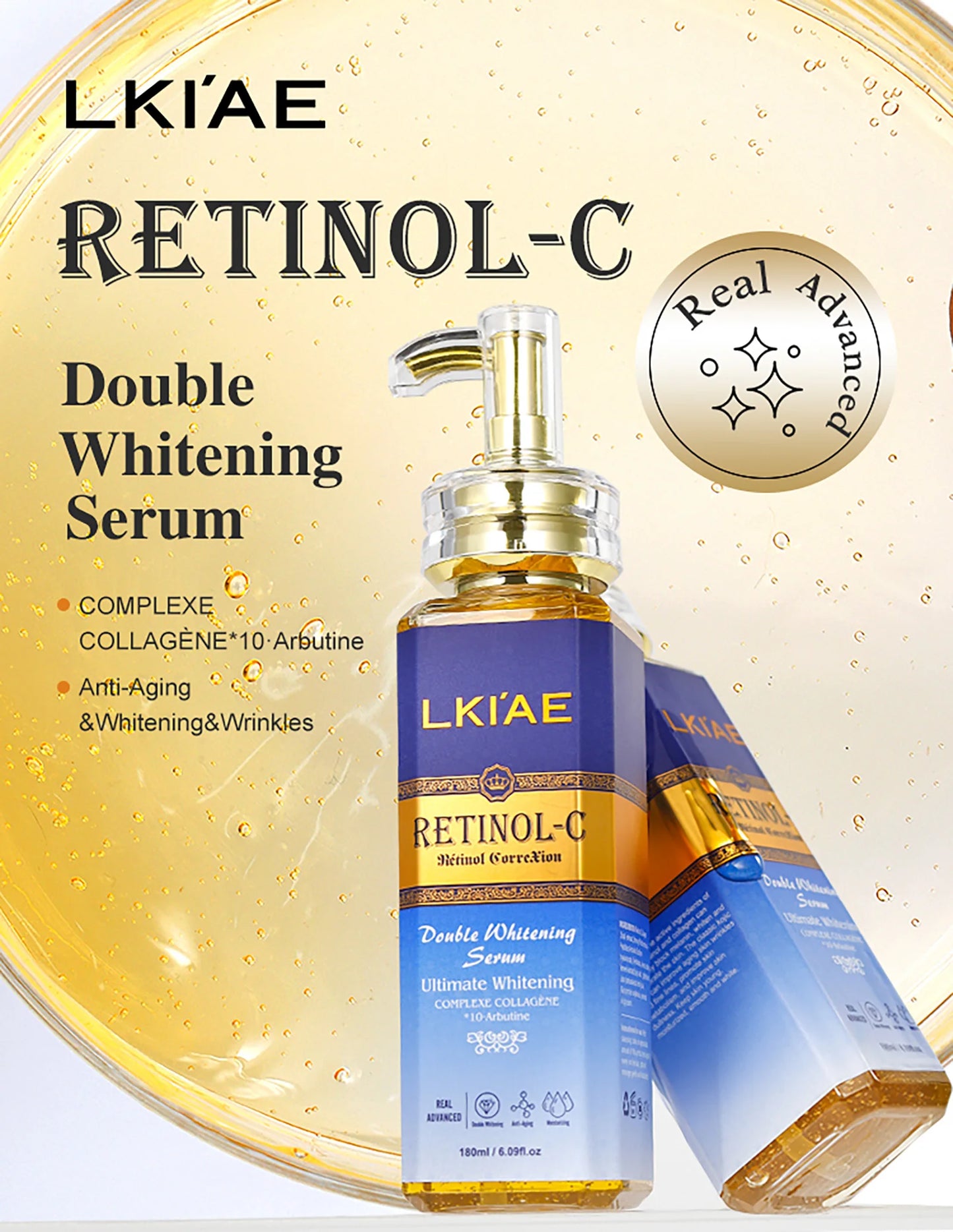 AILKE Advanced Retinol Whitening Skin Care Set For All Skin Types