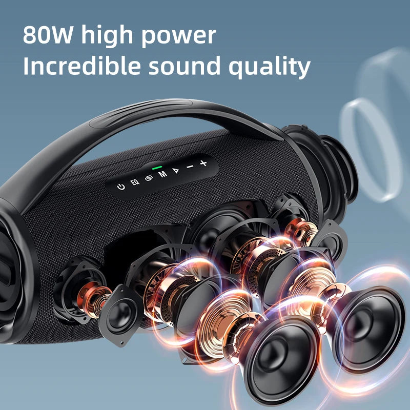ZEALOT S97 80W Bluetooth Speaker With RGB Lights Subwoofer