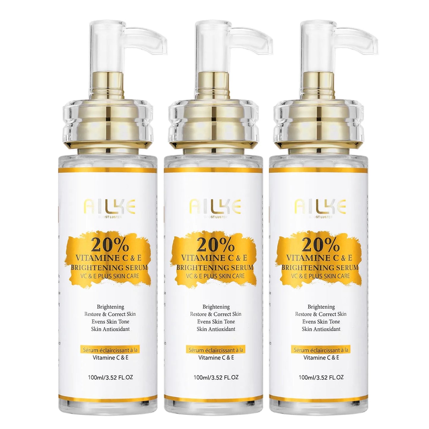 AILKE Vitamin C Skin Care Set Brightening Soap And Serum