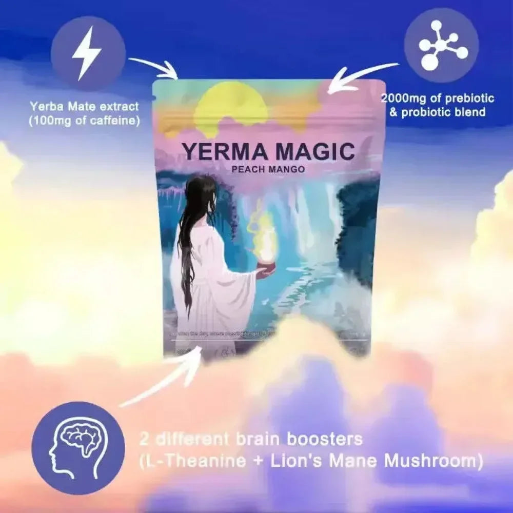SOOMIIG Yerba Mate Powder Supports Energy Gut Health