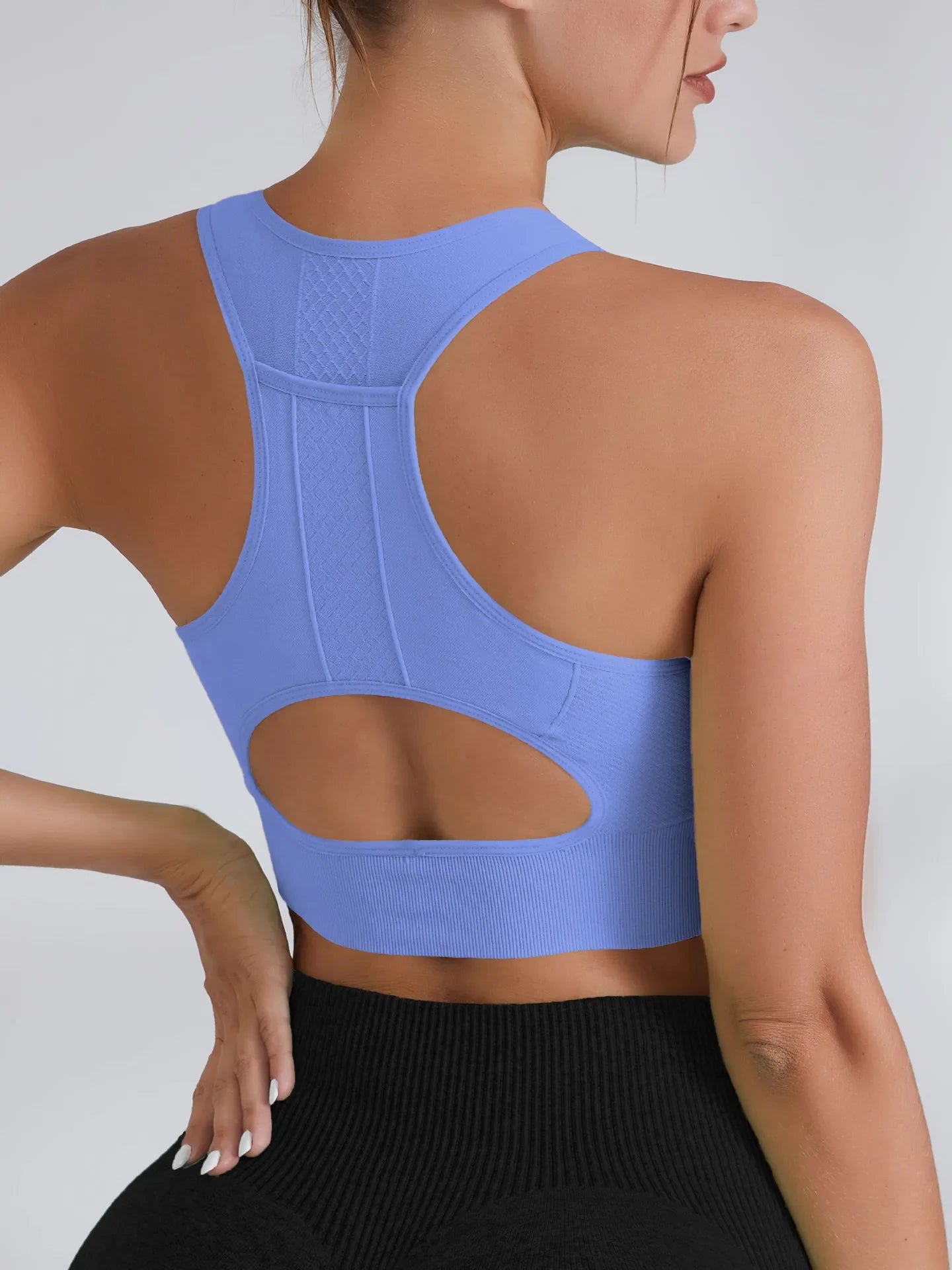 Hebei Quick Dry Yoga Top With Pocket For Women Sportswear