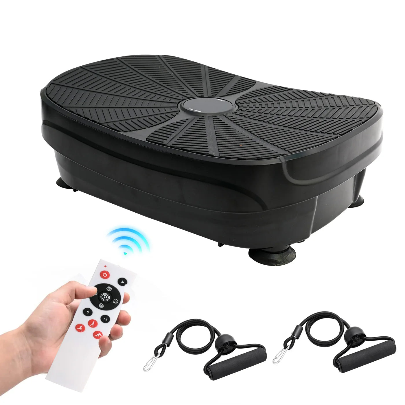 Vibration Plate Machine Kit With Resistance Bands 9 Preset Modes