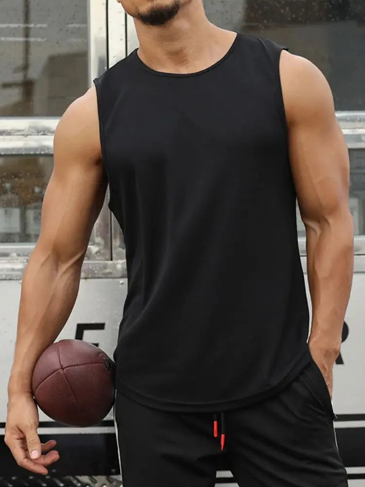 GACAYALLCN Mens Gym Tank Top Quick Dry Sports Shirt