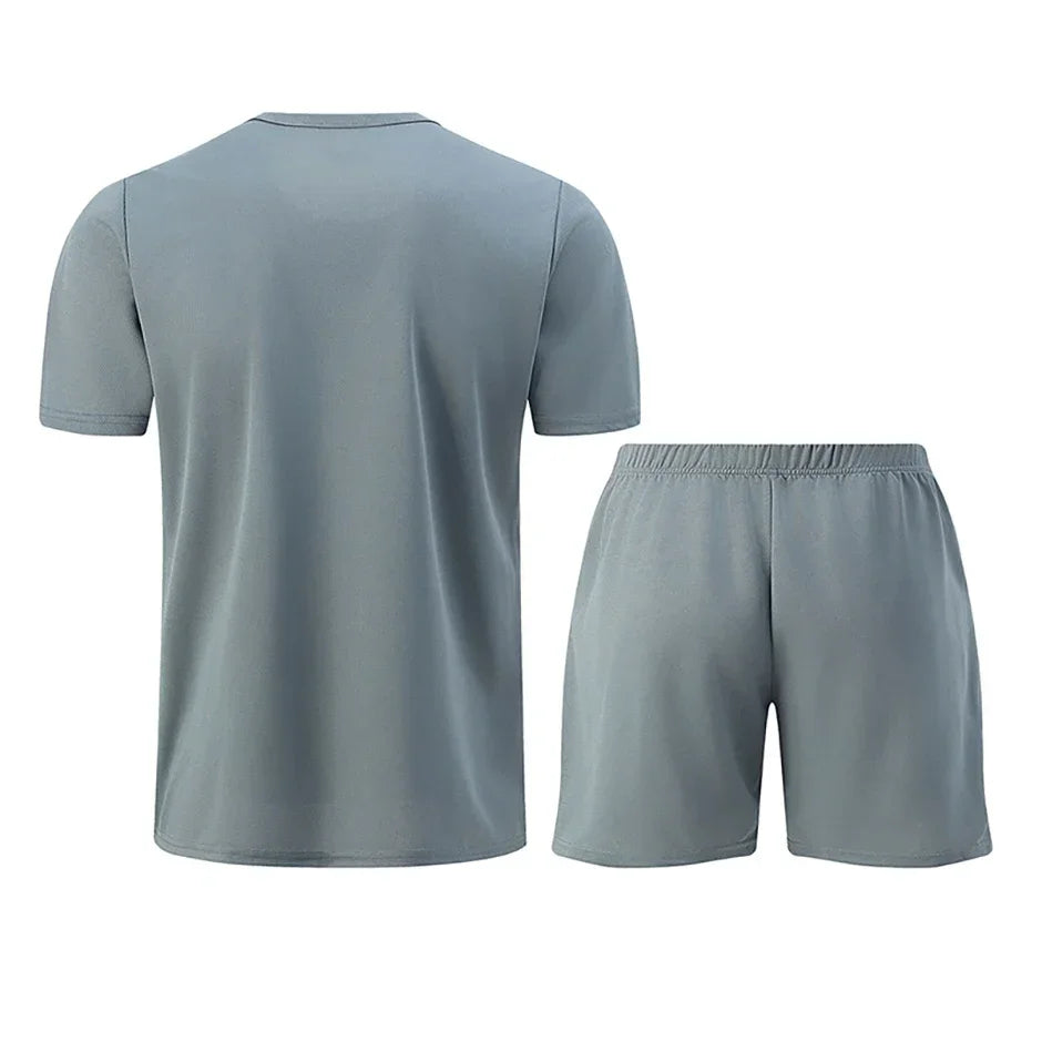 Guizhou Quick Dry Mens Summer Sports Shirt And Shorts