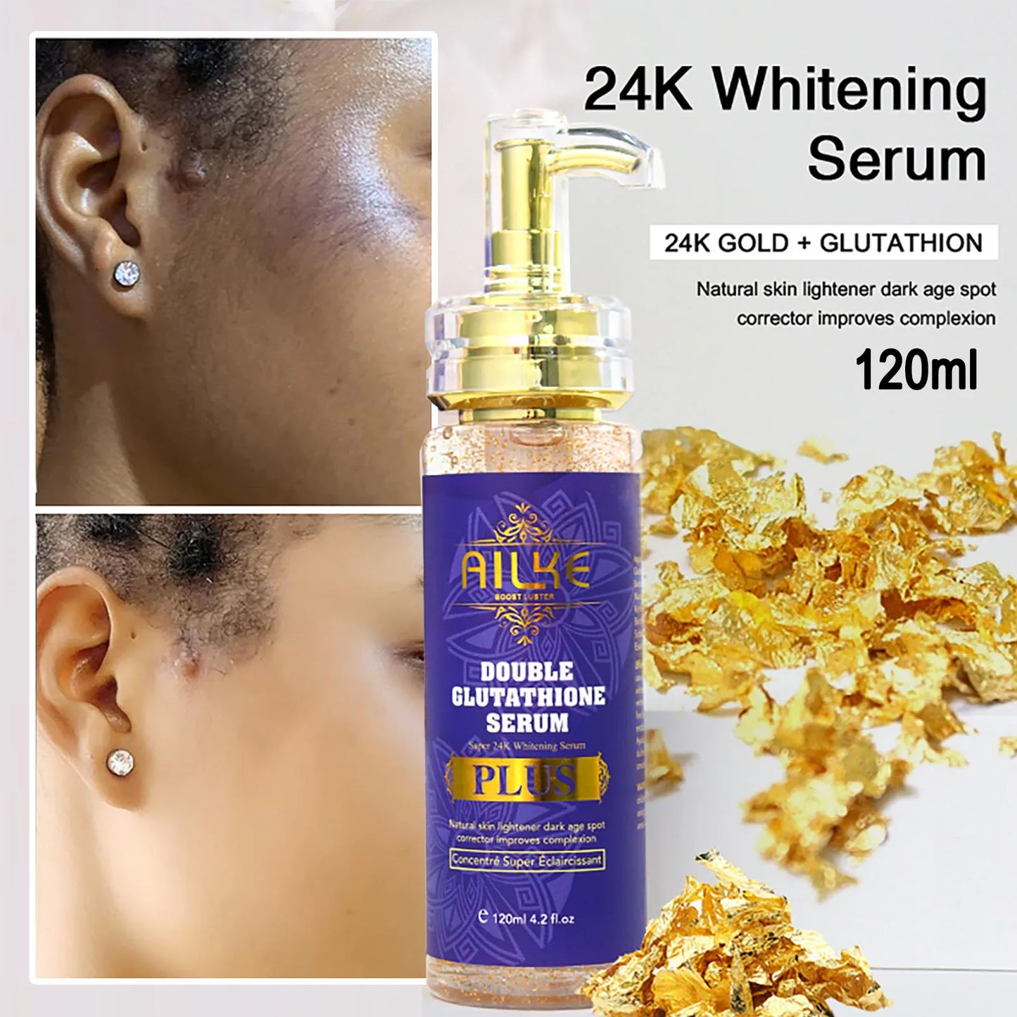 AILKE Anti Black Spots Intensive Serum Brightening for Radiant Complexion