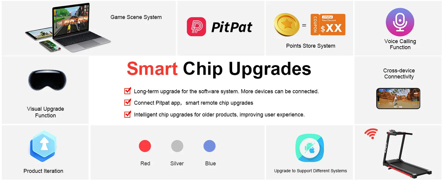 Driving Power 3.5HP Foldable Treadmill with Six Percent Incline