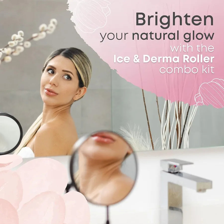 Hign-concerned Derma Roller Ice Roller 2 In 1 Facial Care