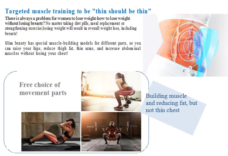 EMS Body Sculpt Machine Fat Burner 4 Handles For Slimming