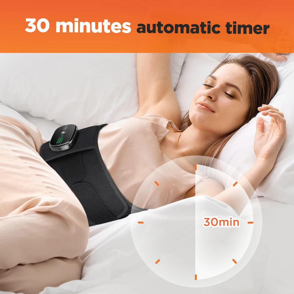 Hailicare Heating Vibration Massager Belt for Waist and Back