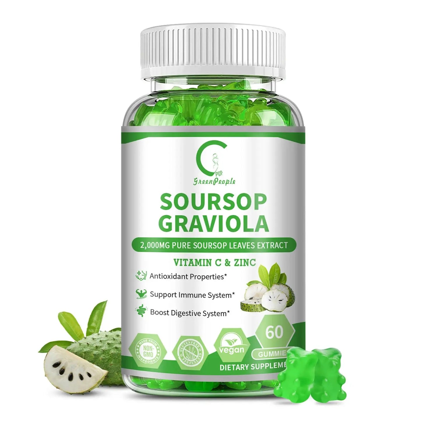 MINCH Soursop Gummies Immunity Digestion And Skin Health
