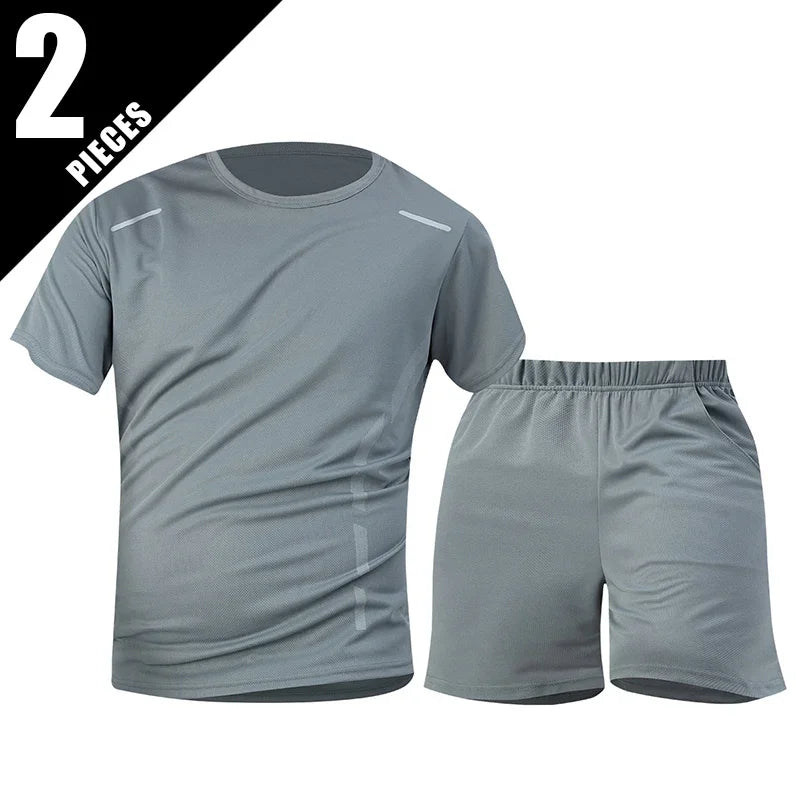 Guizhou Quick Dry Mens Summer Sports Shirt And Shorts