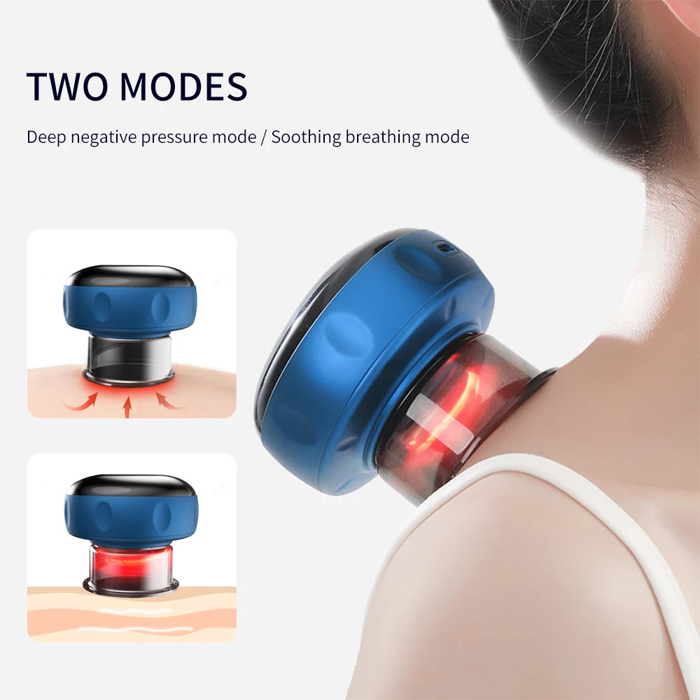 Agdoad Smart Cupping Therapy Device With 12 Levels Temperature