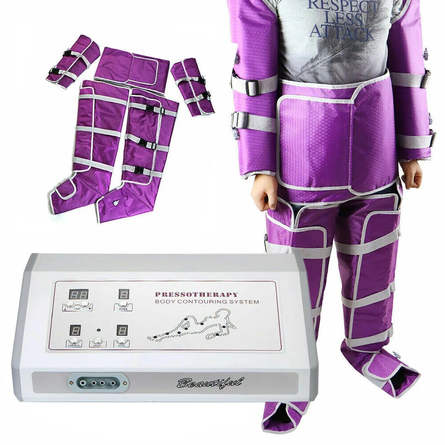 Bymaocar Pressotherapy Air Pressure Massage Machine For Body Slimming