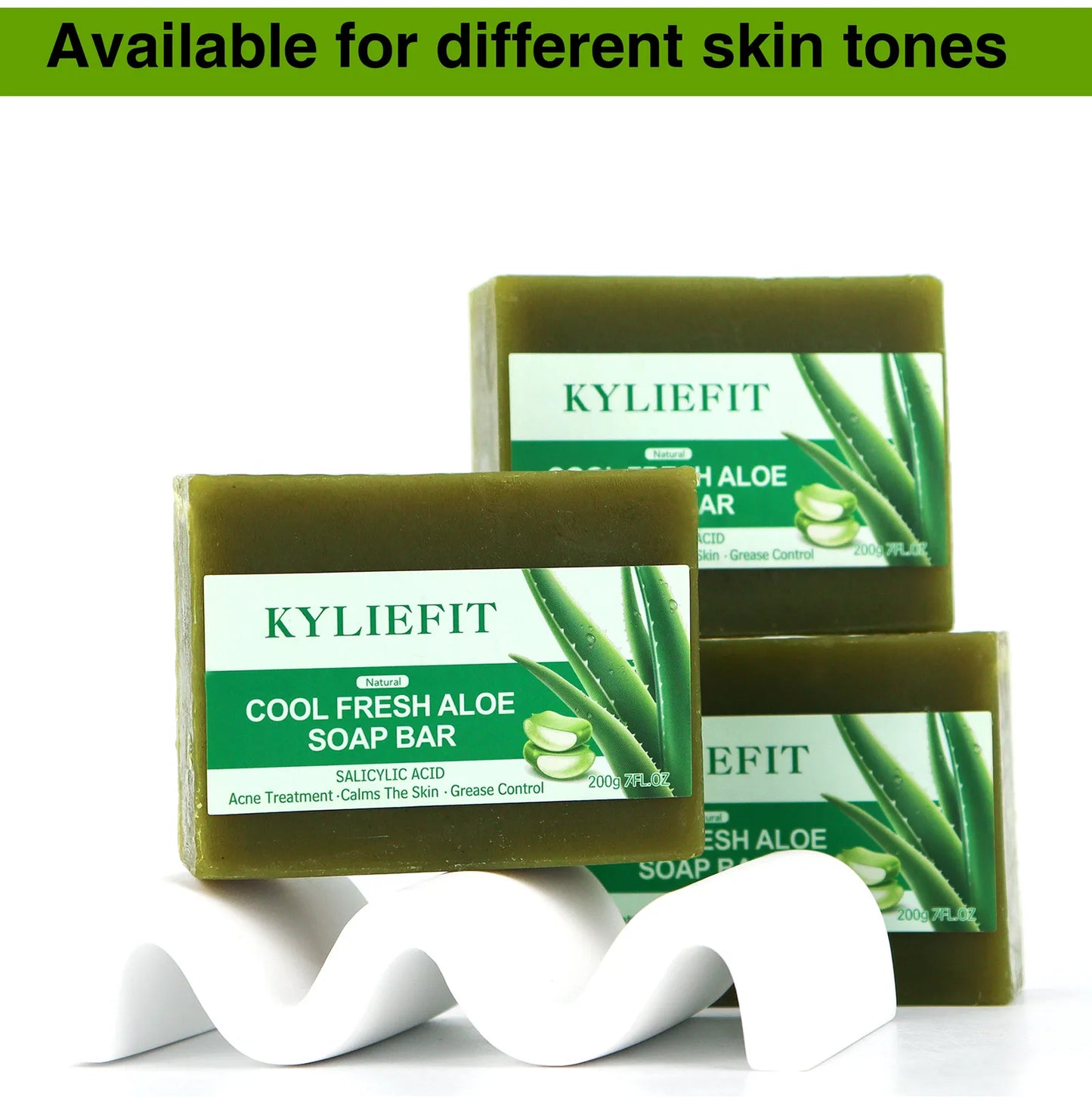 AILKE Premium Organic Scrub Set For Face Body Hands Aloe