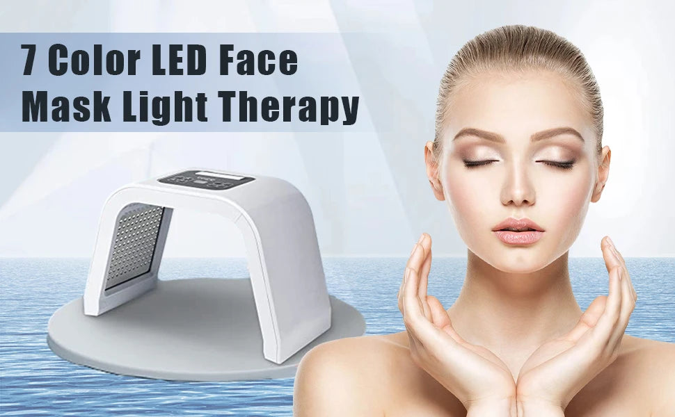 NoHign 7in1 LED Face Mask Light Therapy For Skin Care