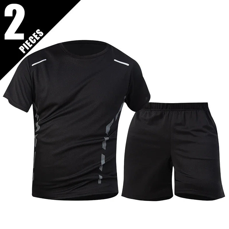 Guizhou Quick Dry Mens Summer Sports Shirt And Shorts
