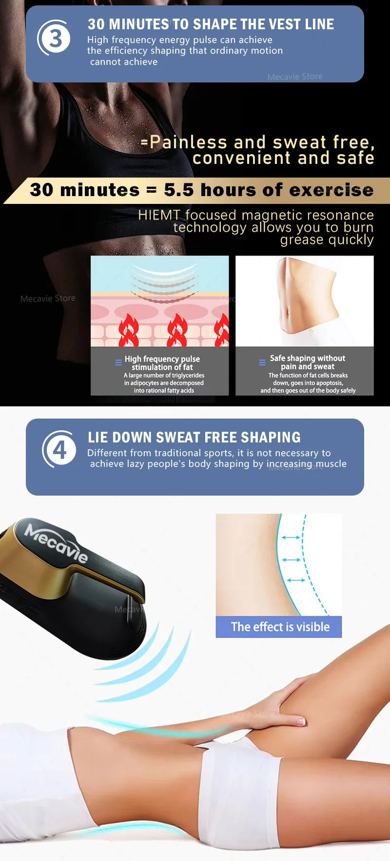 Emsnova 2 In 1 Muscle Builder Slimming Trainer For Contouring