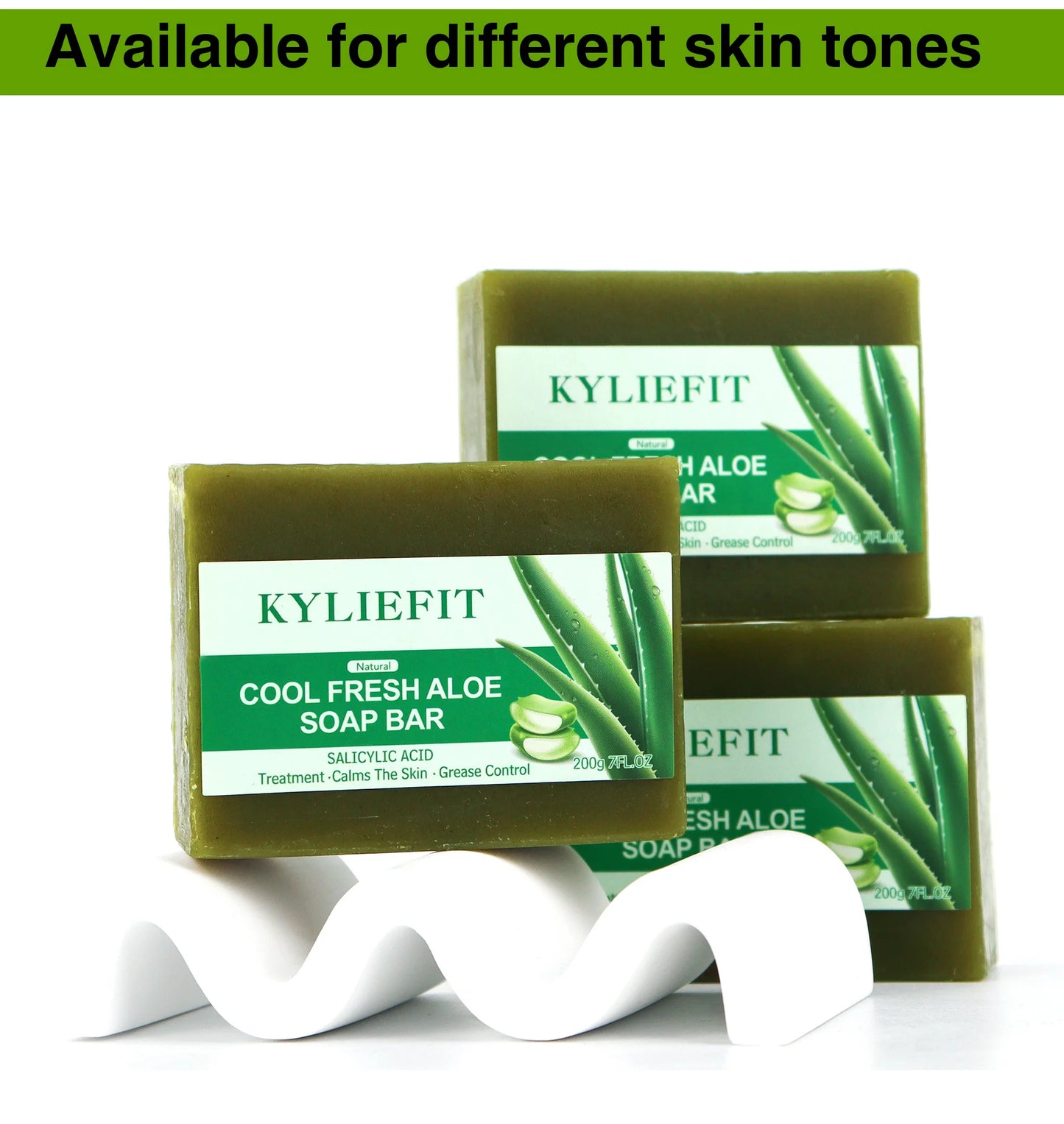 AILKE Aloe Vera Whitening Soap for Acne and Radiant Skin