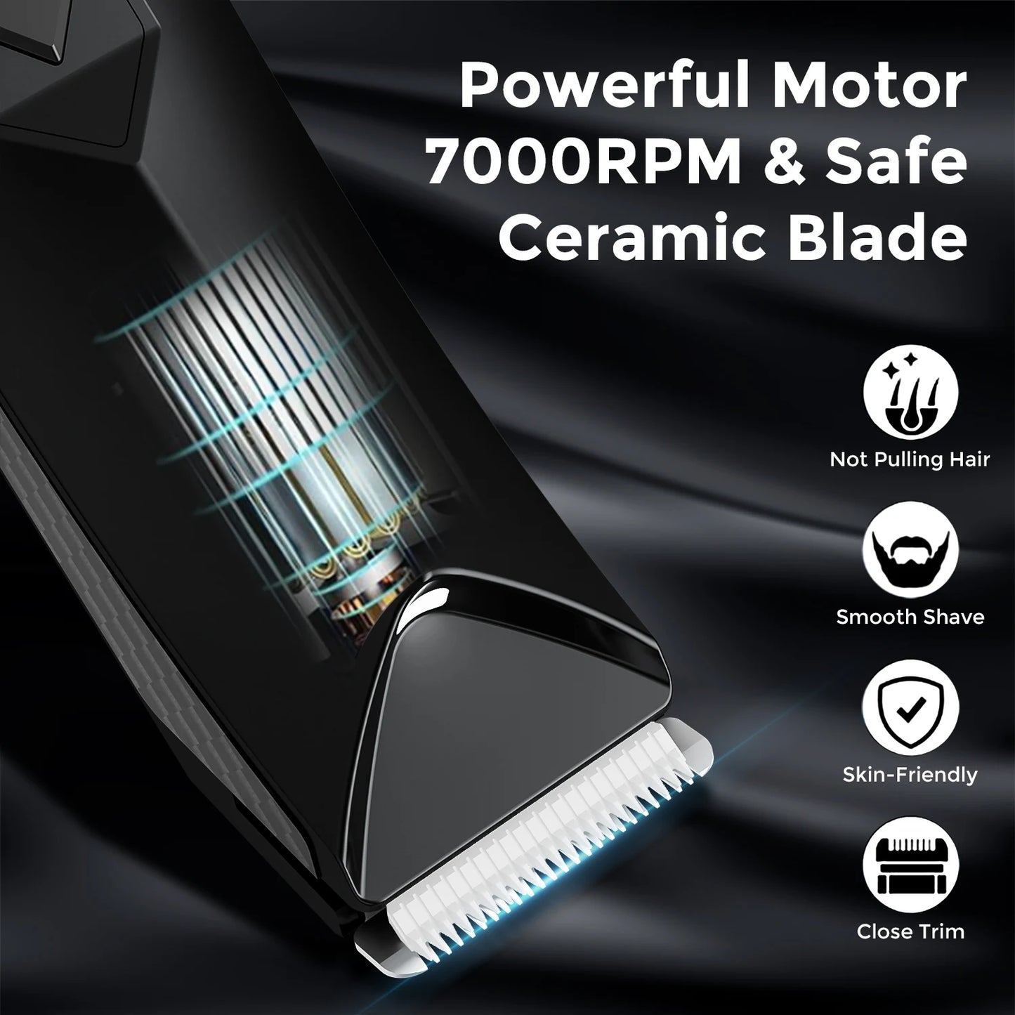 Sejoy T8S Electric Groin Hair Trimmer For Men Waterproof