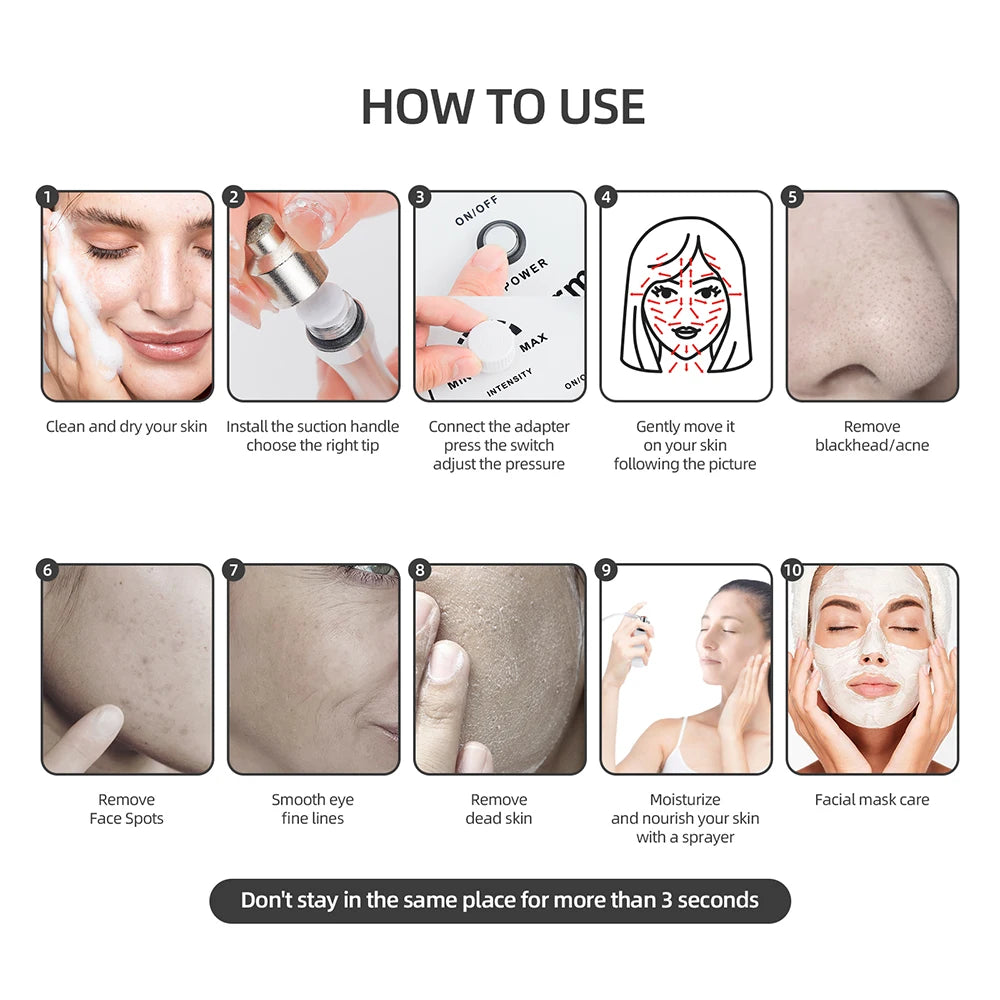 Foreverlily Diamond Microdermabrasion Machine With Water Spray