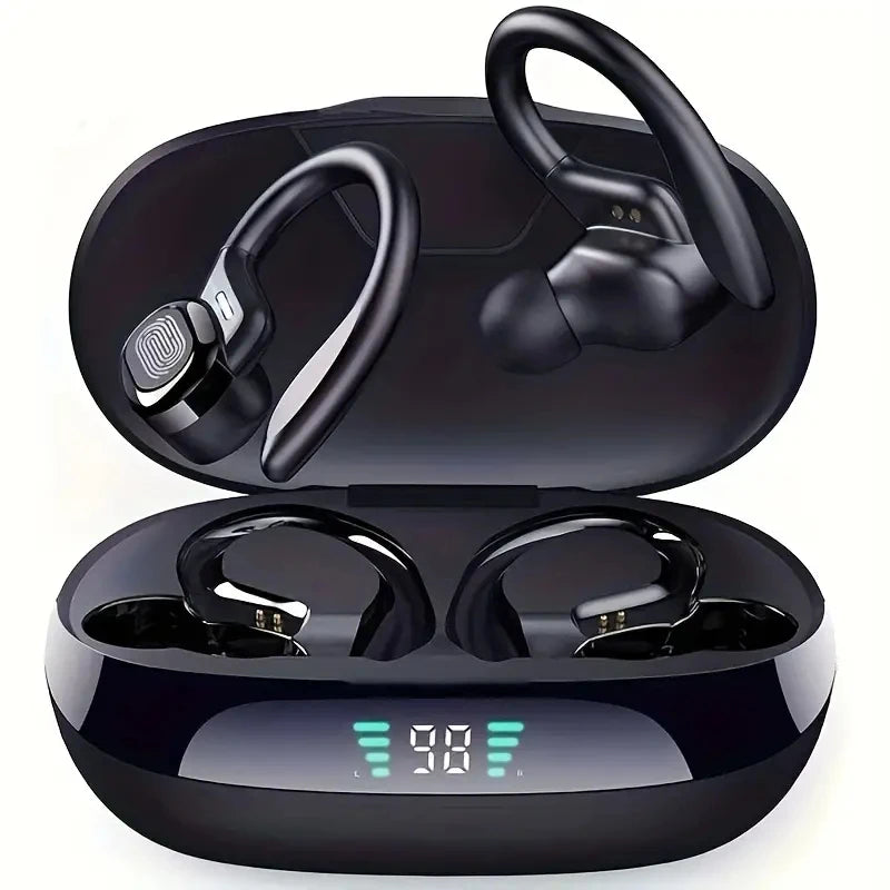 SHUKE Bluetooth Earbuds Wireless Earphones Sport Ear Hook Headset 9D HiFi