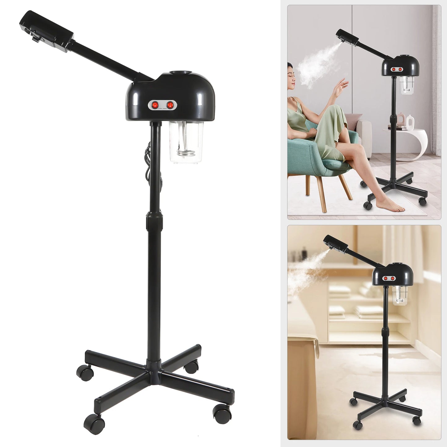 Bymaocar Professional Facial Steamer Nano Atomization For Salon Spa