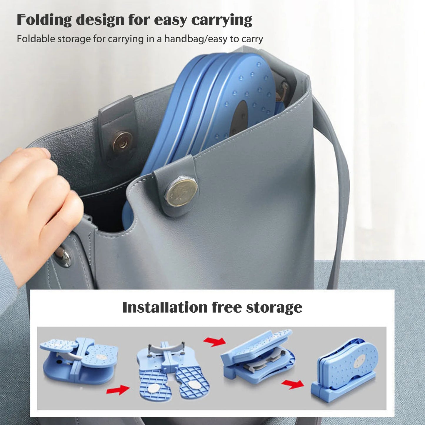 Alloet Portable Mini Leg Stretch Board For Home Fitness Equipment