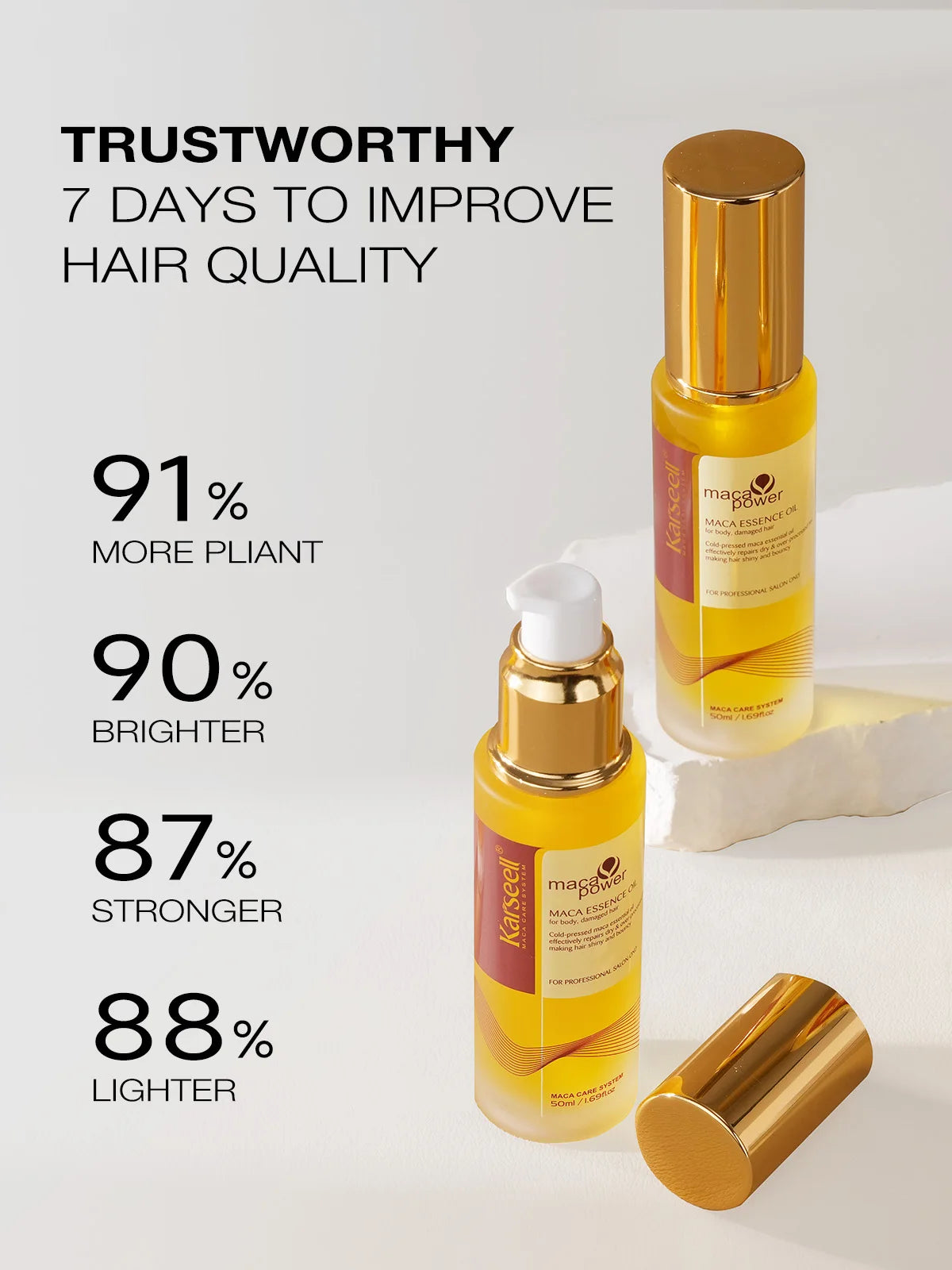 Karseell Moroccan Argan Oil Hair Serum for Damaged Hair
