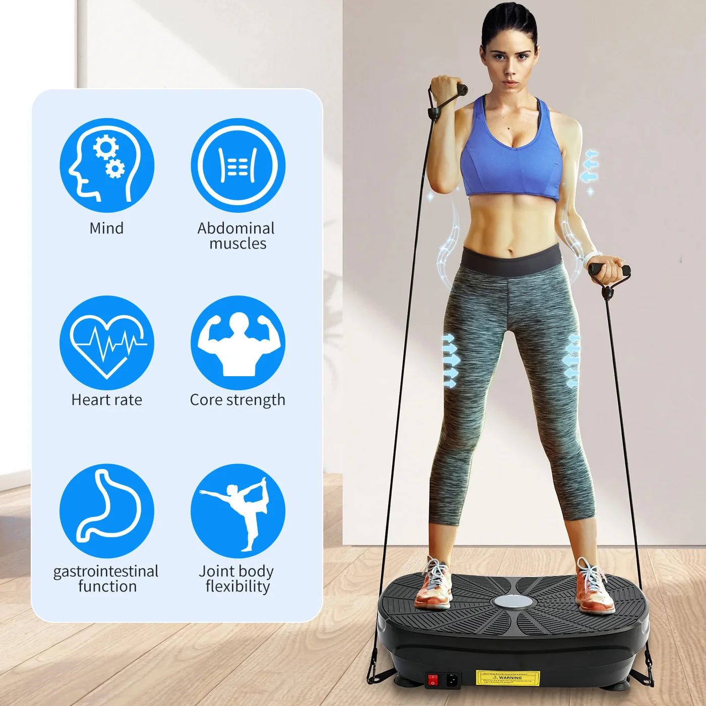 Vibration Plate Exercise Machine For Whole Body Workout And Slimming