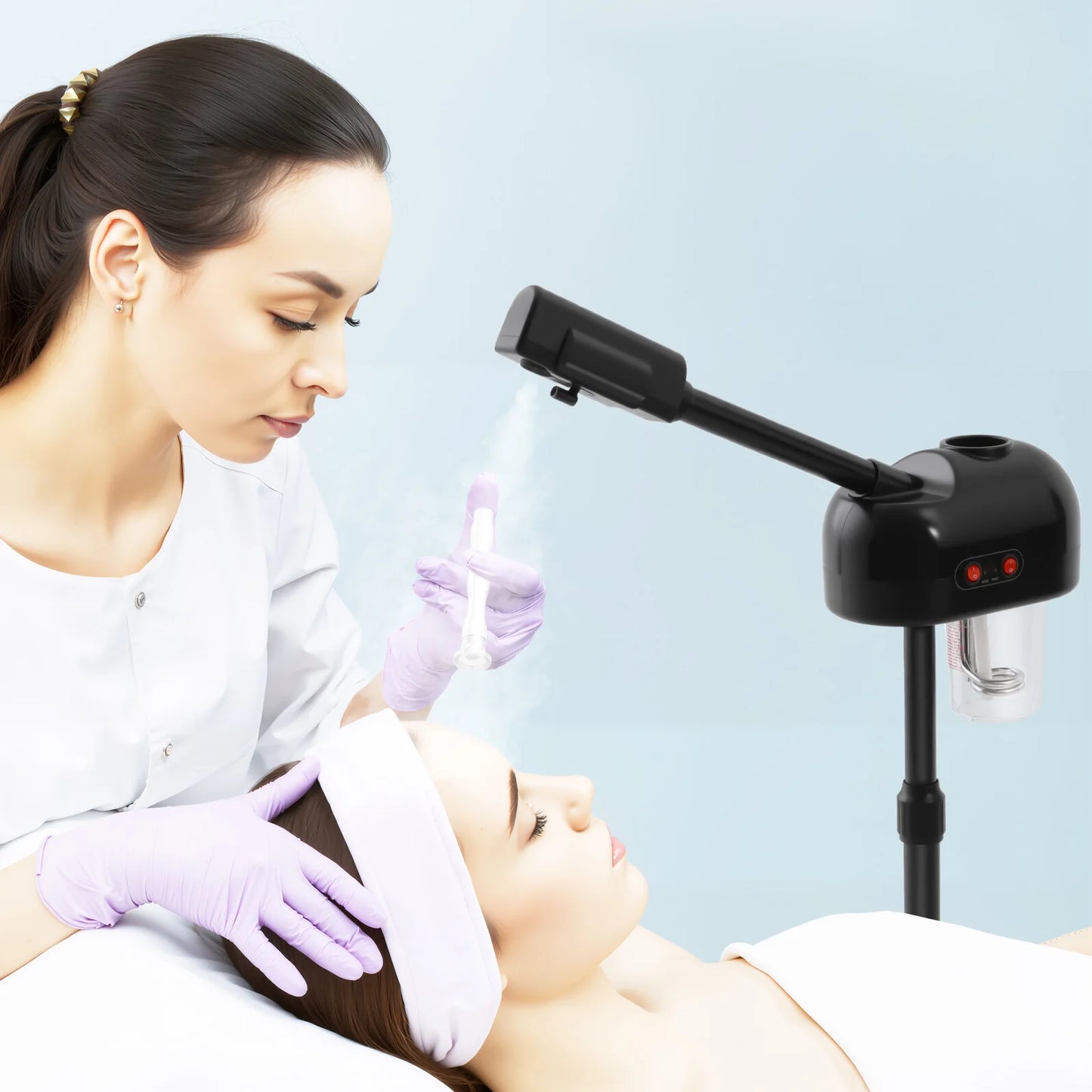 Commodity Facial Steamer 800W 110V Floor Standing Wheels Spa Salon