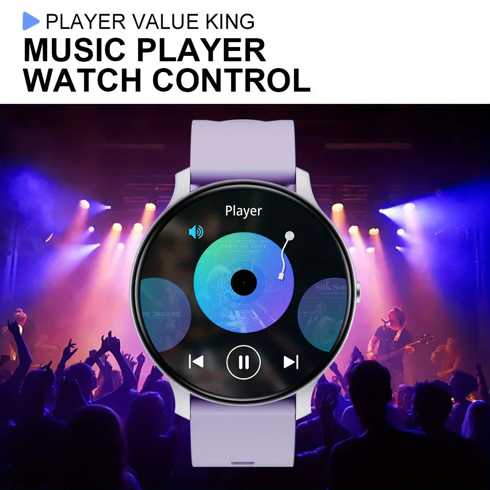 KESHUYOU Smart Watch For Women Bluetooth Health Heart Rate