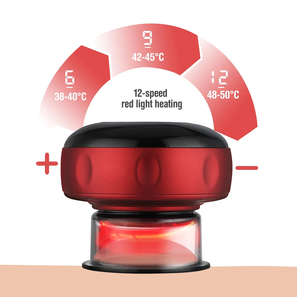 Agdoad Smart Cupping Therapy Device With 12 Levels Temperature
