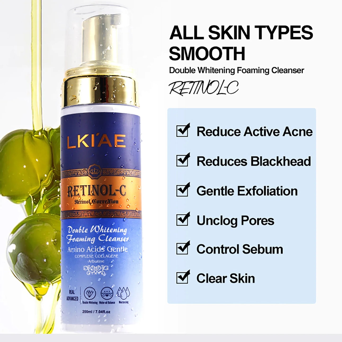 AILKE Advanced Retinol Whitening Skin Care Set For All Skin Types