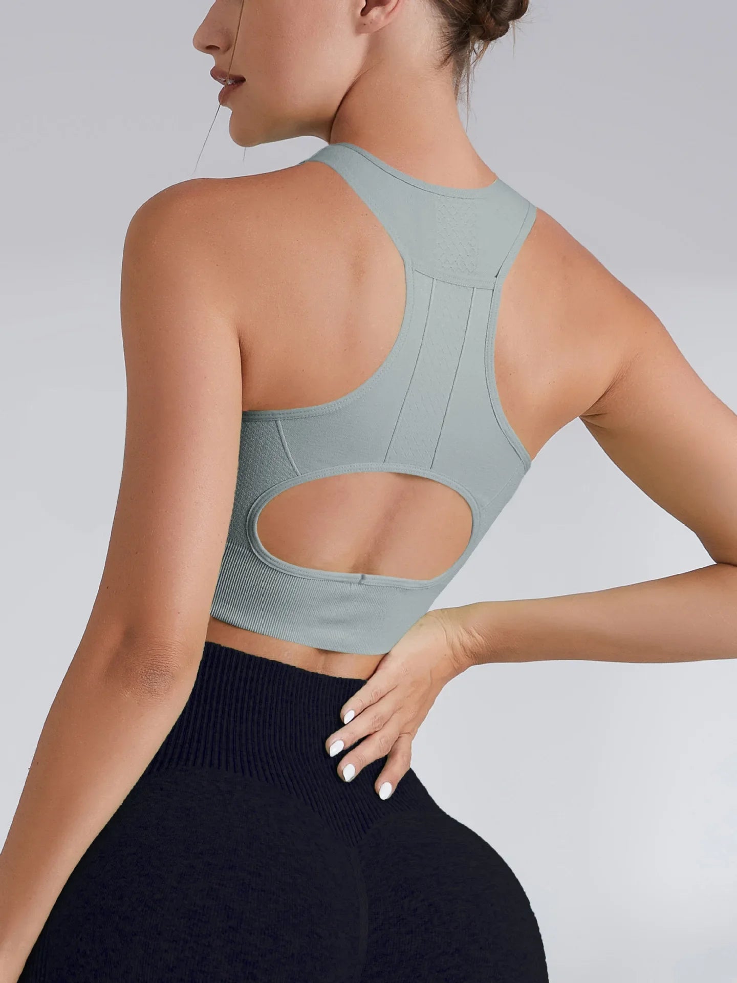 Hebei Quick Dry Yoga Top With Pocket For Women Sportswear