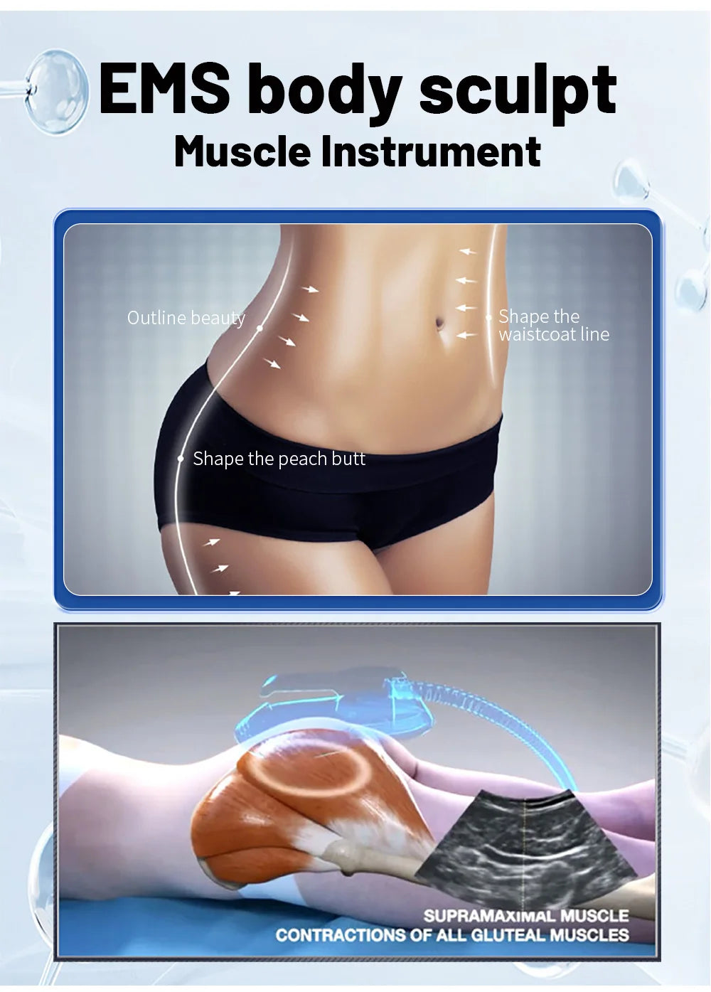 Myoslim Sculpt EMS RF Fat Burning Machine For Muscle Stimulation