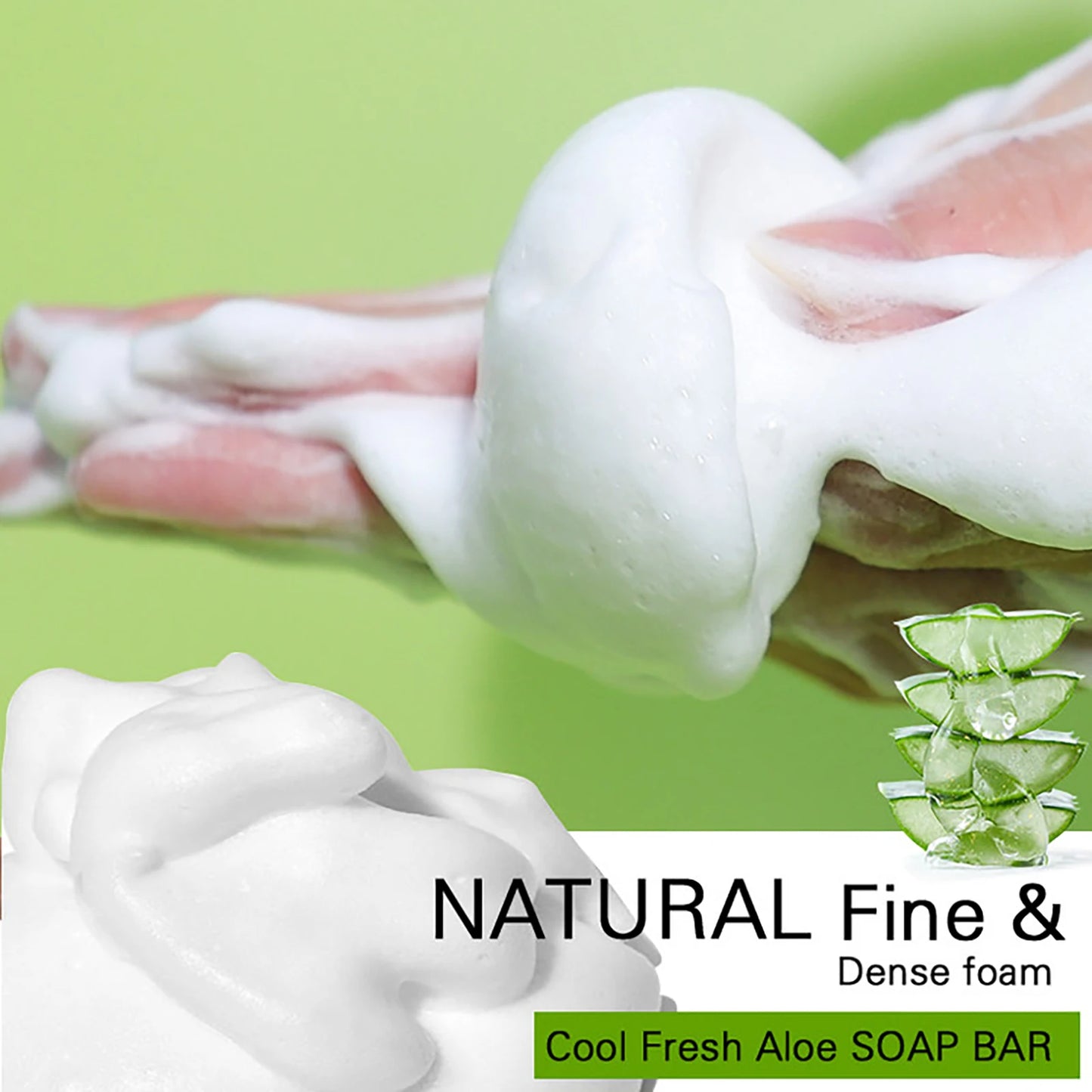 AILKE Aloe Vera Whitening Soap for Acne and Radiant Skin