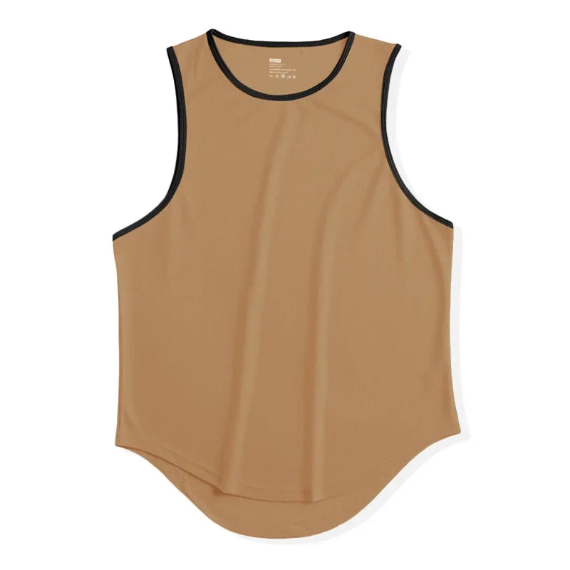 GACAYALLCN Mens Gym Tank Top Quick Dry Sports Shirt